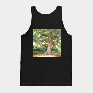 Camphor tree drawing Tank Top